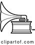 Vector Clip Art of Retro Phonograph Gramophone 3 by Lal Perera