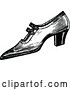 Vector Clip Art of Retro Pointy Ladies Shoe by Prawny Vintage