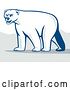 Vector Clip Art of Retro Polar Bear by Patrimonio