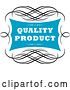 Vector Clip Art of Retro Quality Product Label by Vector Tradition SM