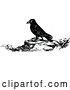 Vector Clip Art of Retro Raven by Prawny Vintage