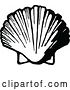 Vector Clip Art of Retro Scallop Shell by Prawny Vintage