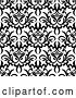 Vector Clip Art of Retro Seamless Pattern Background of Floral Damask 3 by Vector Tradition SM