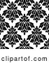 Vector Clip Art of Retro Seamless Pattern Background of Floral Damask 6 by Vector Tradition SM