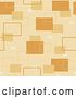 Vector Clip Art of Retro Seamless Tan Rectangle Background Pattern by Dero