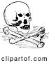 Vector Clip Art of Retro Skull and Cross Bones by Prawny Vintage
