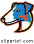 Vector Clip Art of Retro Smooth Fox Terrier Dog Mascot by Patrimonio