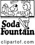 Vector Clip Art of Retro Soda Fountain Sign 2 by BestVector
