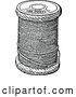 Vector Clip Art of Retro Spool of Sewing Thread by Prawny Vintage