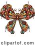 Vector Clip Art of Retro Steampunk Butterfly with Gear Cogs by BNP Design Studio
