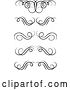 Vector Clip Art of Retro Swirl Monogram Design Elements by Vector Tradition SM