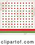 Vector Clip Art of Retro Tan, Red and Green Stars with Red and Green Lines by Cherie Reve