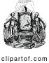 Vector Clip Art of Retro the Vacant Chair by Prawny Vintage
