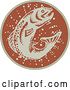 Vector Clip Art of Retro Trout Fish Logo by Patrimonio