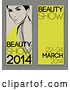 Vector Clip Art of Retro Vertical Beauty Show 2014 Designs by Elena
